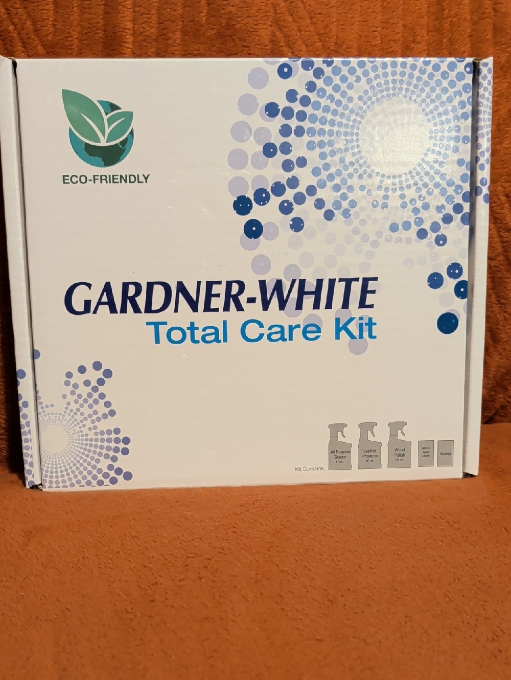 GARDNER-WHITE Total Care Kit - White & Blue Packaging
